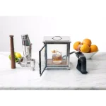 Fortessa Crafthouse by FORTESSA Stainless Steel and Glass Cocktail Smoker Box Set thumbnail 2