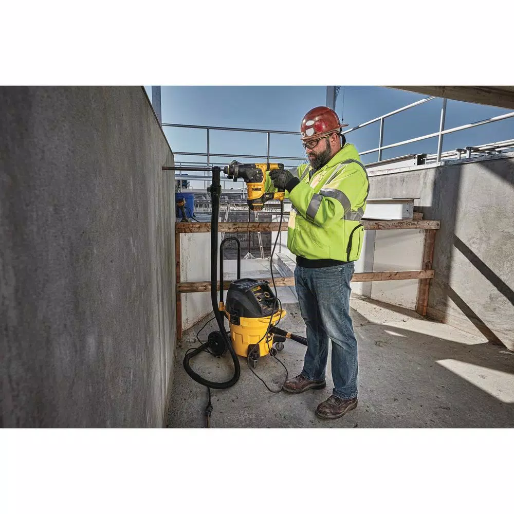 DEWALT 8.5 Amp 1-1/8 in. SDS Plus Corded Rotary Hammer Kit with Onboard Dust Extractor