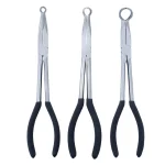 Steel Core 11 in. Long Reach Hose Grip Pliers Set, 3-Piece thumbnail 2