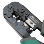 Commercial Electric Ratchet Modular Plug Crimper and Impact Punch Down Tool Set thumbnail 8
