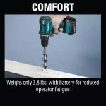 Makita 18V LXT Brushless 1/2 in. Driver-Drill Kit with 3.0Ah Battery and Charger thumbnail 7