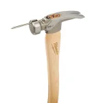 Milwaukee 19 oz. Milled Face Hickory Framing Hammer with Magnetic Nail Set and Hammer Loop thumbnail 7