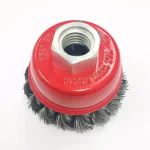 Robtec 3 in. Steel Wire Knotted Cup Brush for Angle Grinders thumbnail 3