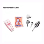 Great Northern Red Great Northern Midway Marvel Commercial Popcorn Popper - 16 oz Kettle, Stainless Steel thumbnail 6