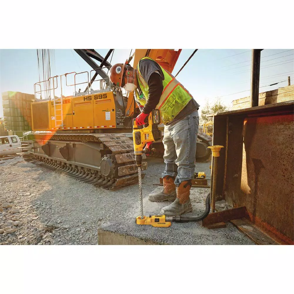 DEWALT 60V MAX FLEXVOLT Brushless 1-9/16 in. SDS MAX Rotary Hammer Kit with (2) 9.0Ah Batteries & Hammer Drill