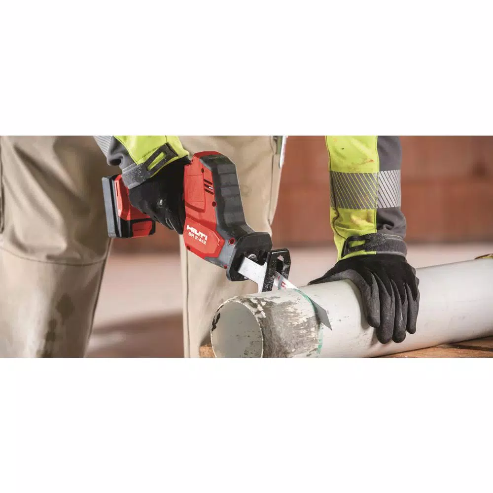 Hilti SR 2-A12 12V Brushless Cordless Reciprocating Saw Kit with 2.6 Ah Battery and Charger