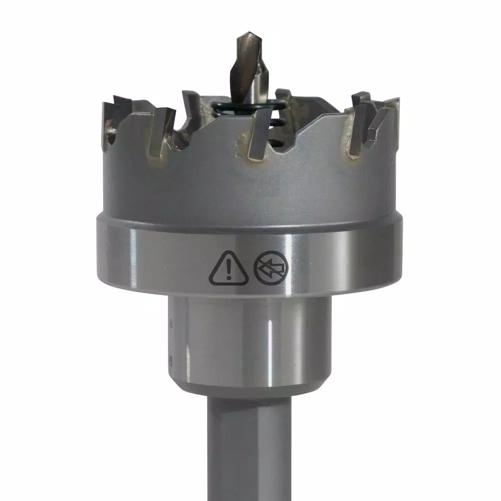 Klein Tools 1-3/4 in. Carbide Hole Cutter with Hex Shank and Integrated Flange