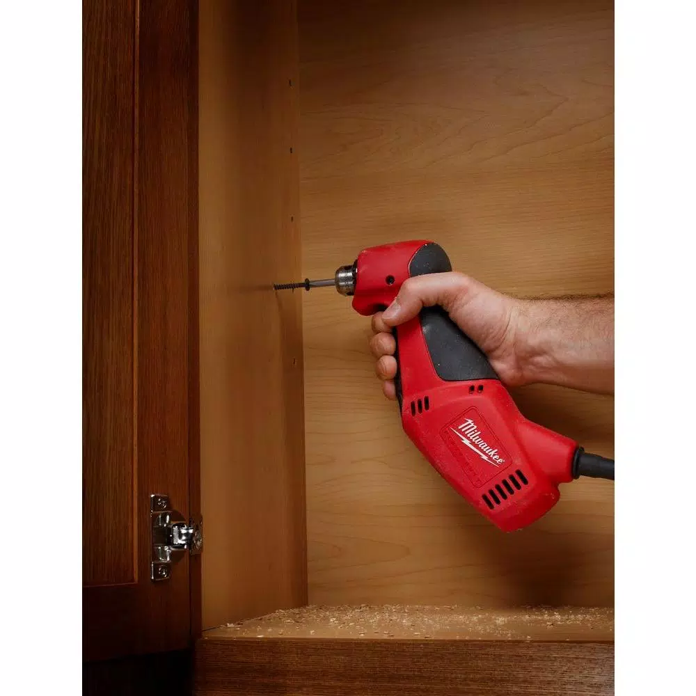 Milwaukee 0370-20 3/8 in. Close Quarter Corded Drill, 3.5 Amp