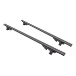 CURT Universal Aluminum Roof Rack Cross Bars, 150 lb. Capacity, Black (2-Pack) thumbnail 1