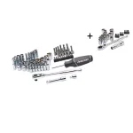 Husky 90-Piece Mechanic Tool Set with 28-Piece 3/8 in. Drive Pass-Through Socket Wrench Set thumbnail 1