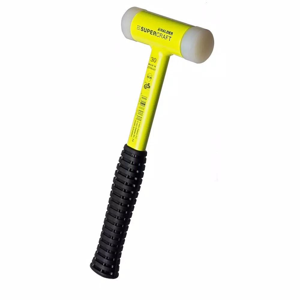 Supercraft Halder Supercraft 20 oz. Dead-Blow Hammer with Steel Handle and Replaceable Nylon Faces