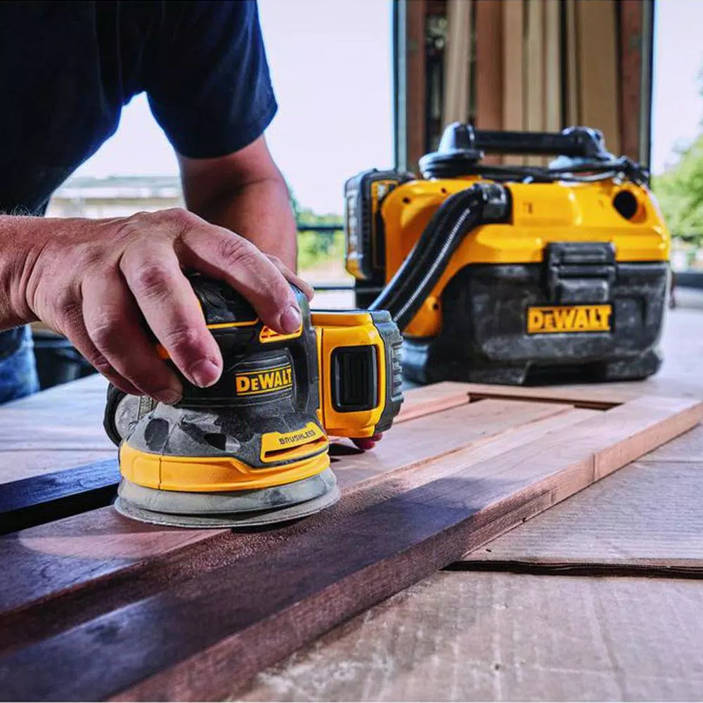 DEWALT 20V MAX XR Brushless 5 in. Cordless Random Orbital Sander Kit with 5.0 Ah Battery