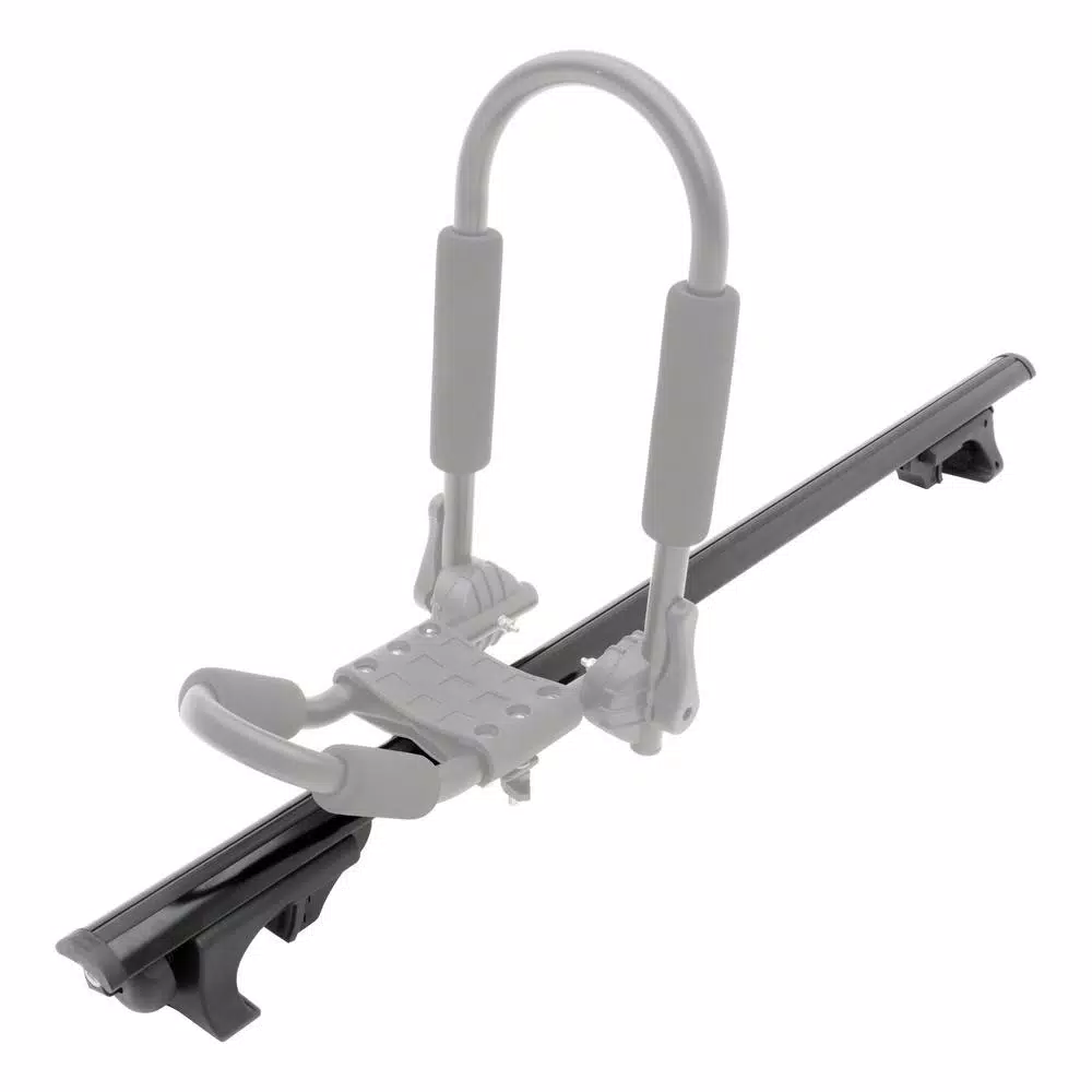 CURT Universal Aluminum Roof Rack Cross Bars, 150 lb. Capacity, Black (2-Pack)