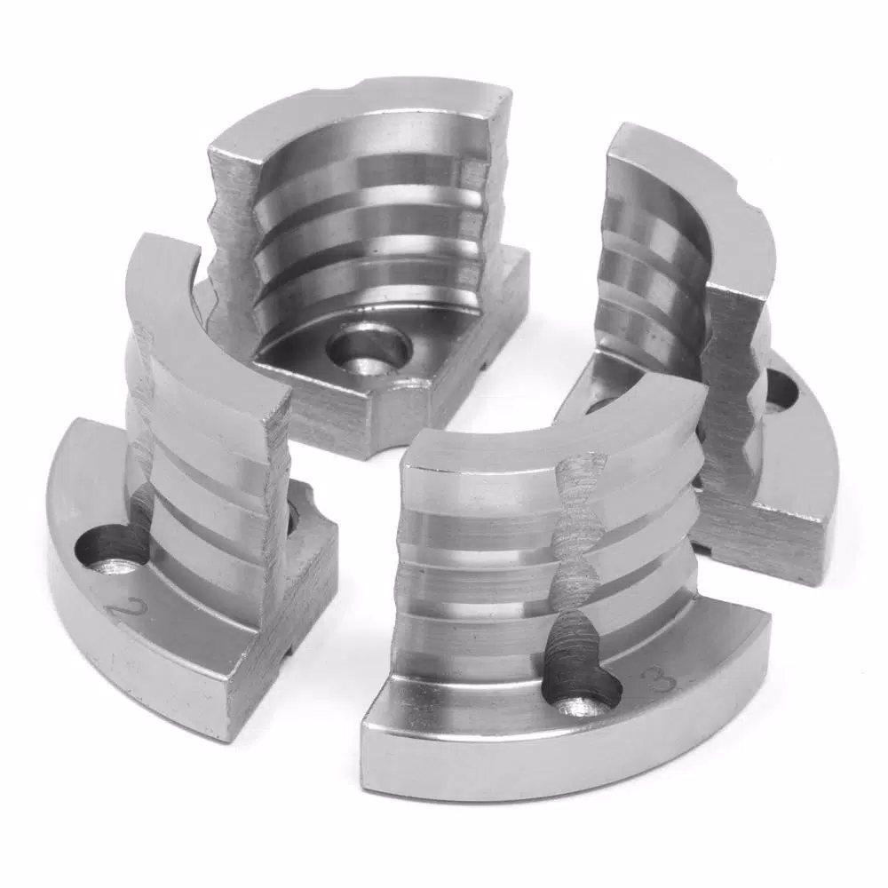 WEN 1.25 in. Double-Grooved Lathe Chuck Jaws for LA4275 2.75 in. Chuck