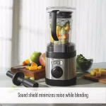Weston Pro Series 11-Speed Blender with Sound Shield, 32 oz. Shatterproof Jar & 20 oz. Travel Jar, Stainless Steel thumbnail 3