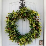 Village Lighting Company 30 in. Pre-Lit LED Boxwood and Berry Christmas Wreath with Remote and Timer thumbnail 3