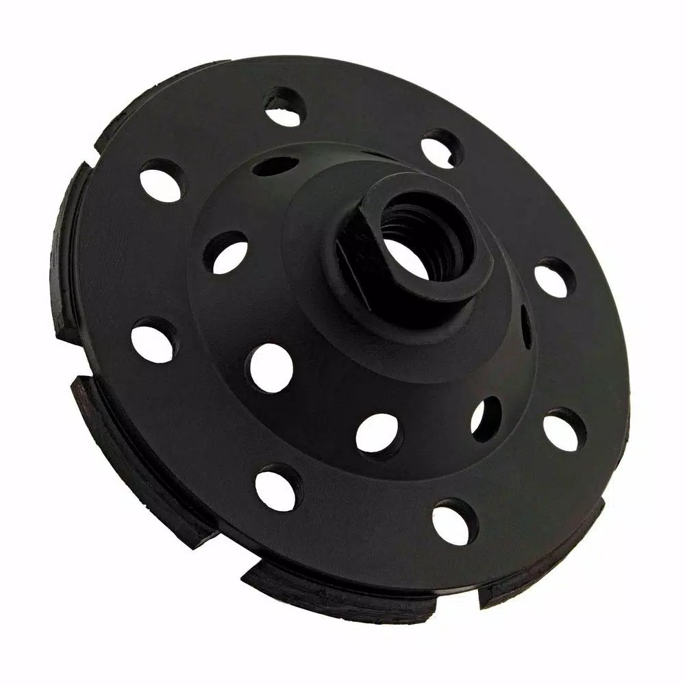 Archer USA Archer PRO 4 in. T-Segmented Diamond Grinding Cup Wheel, 5/8 in. -11 Thread for Concrete and Stone