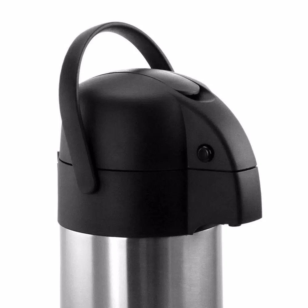 MegaChef 3L Stainless Steel Airpot Hot Water Dispenser, Double Insulated Beverage Server