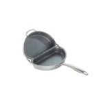 Nordic Ware Aluminum Nonstick Frittata and Omelet Pan with Hinge Design thumbnail 1