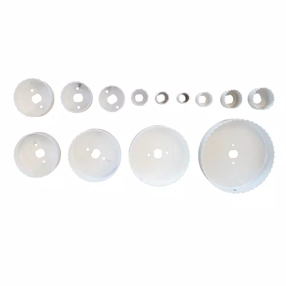 PRO-SERIES 19-Piece Hole Saw Blade Set with Mandrels and Storage Case