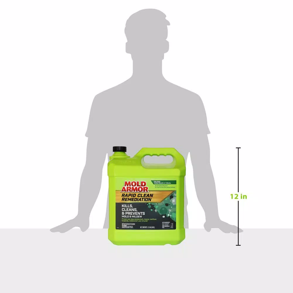 Mold Armor Rapid Clean Remediation Mold Remover & Disinfectant, 2.5 Gallon