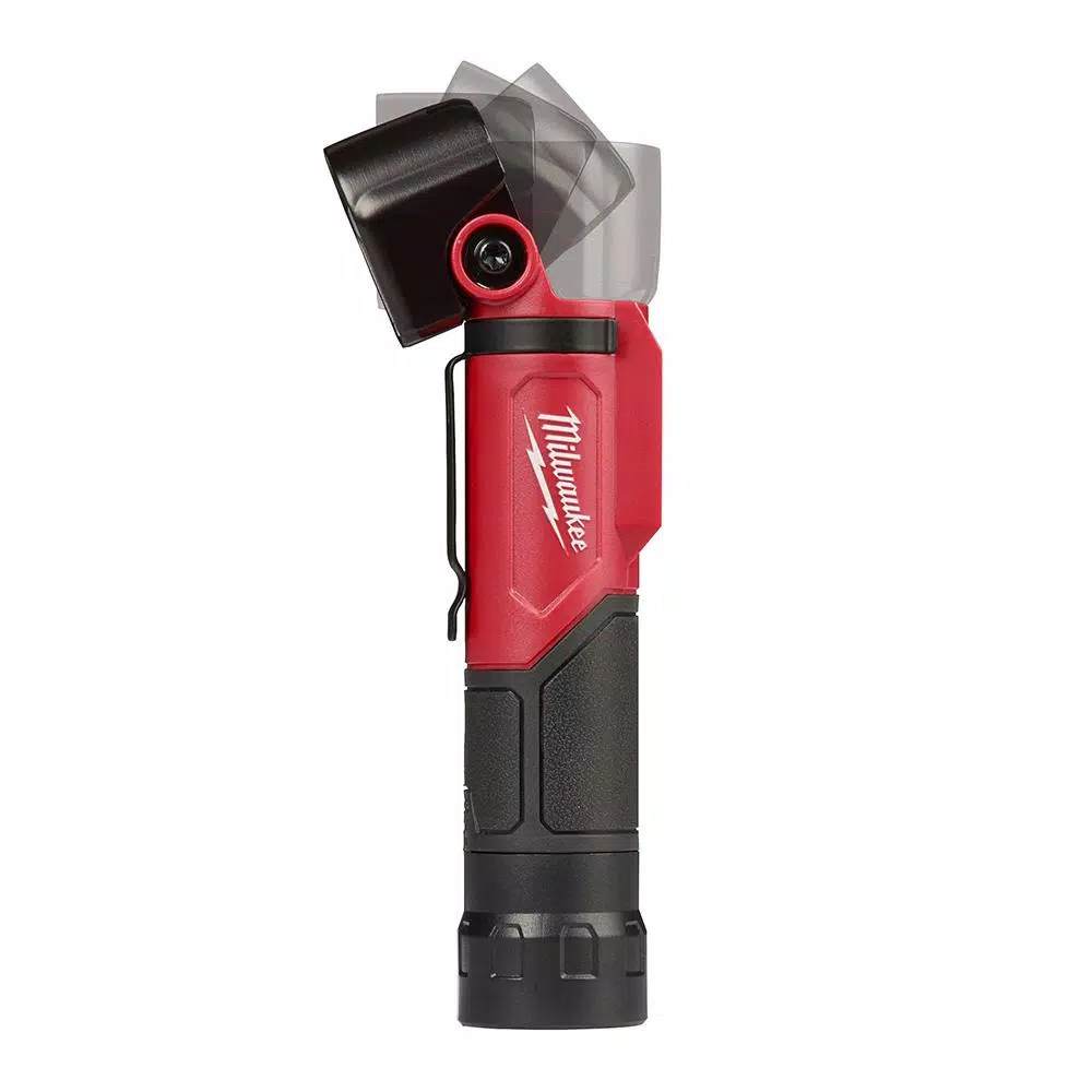 Milwaukee 500 Lumen LED Pivoting Rechargeable Flashlight with 2 REDLITHIUM USB Batteries