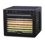 Tribest Sedona Rawfood 9-Tray Digital Food Dehydrator with Temperature Control, Black thumbnail 1