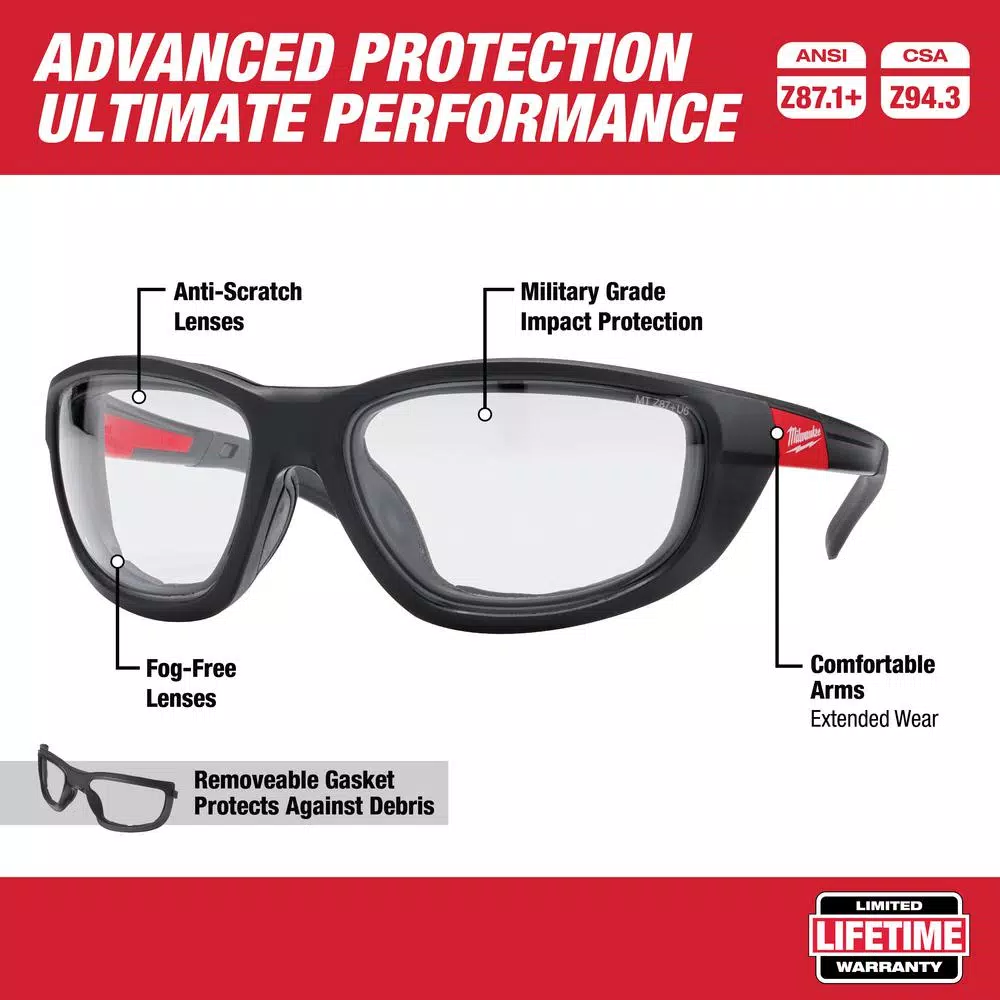 Milwaukee M18 FUEL 3-1/2 in. 30-Degree Cordless Framing Nailer Kit with Performance Safety Glasses
