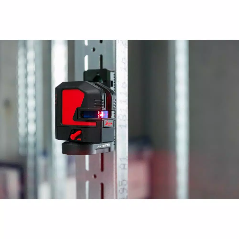 Leica Lino L2 Cross Line Laser Level, Red Beam, Self-Leveling