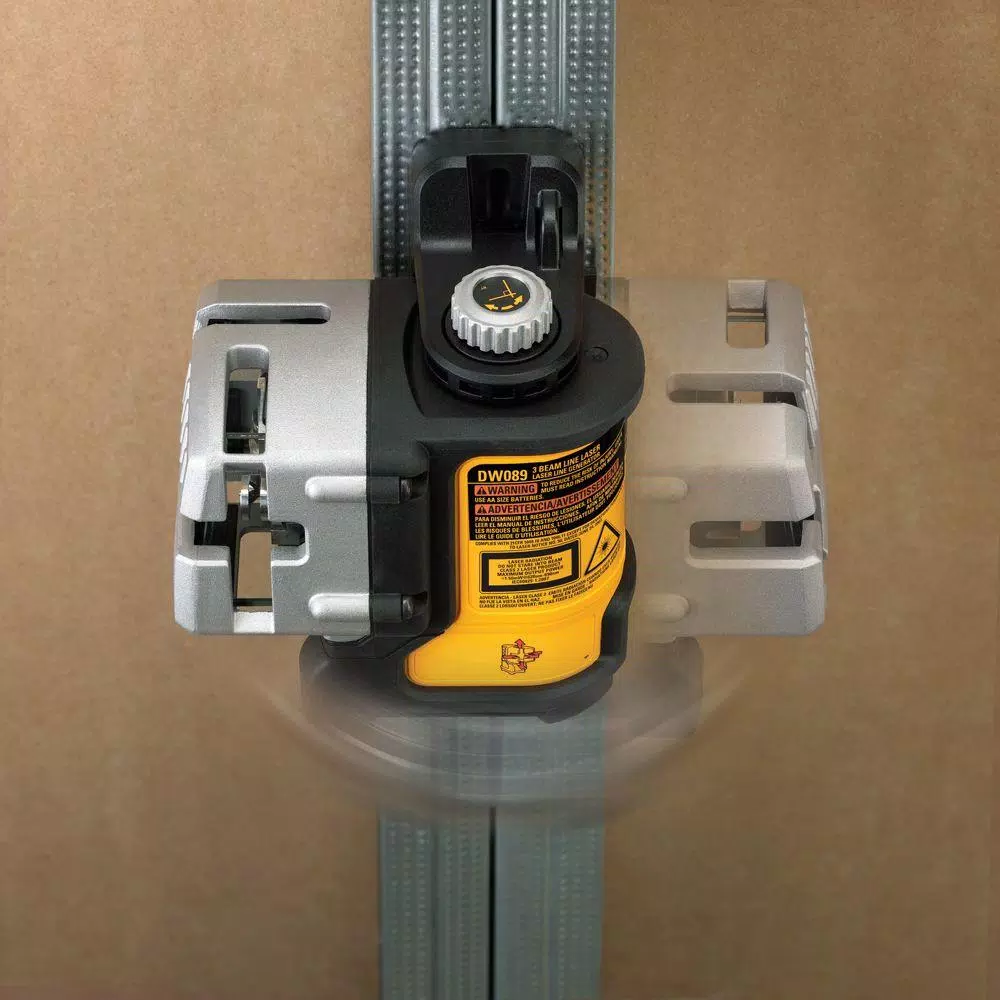 DEWALT DW089K 3-Beam Red Self-Leveling Cross Line Laser Level with Case