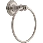 Delta Pirouette Towel Ring in SpotShield Brushed Nickel thumbnail 1