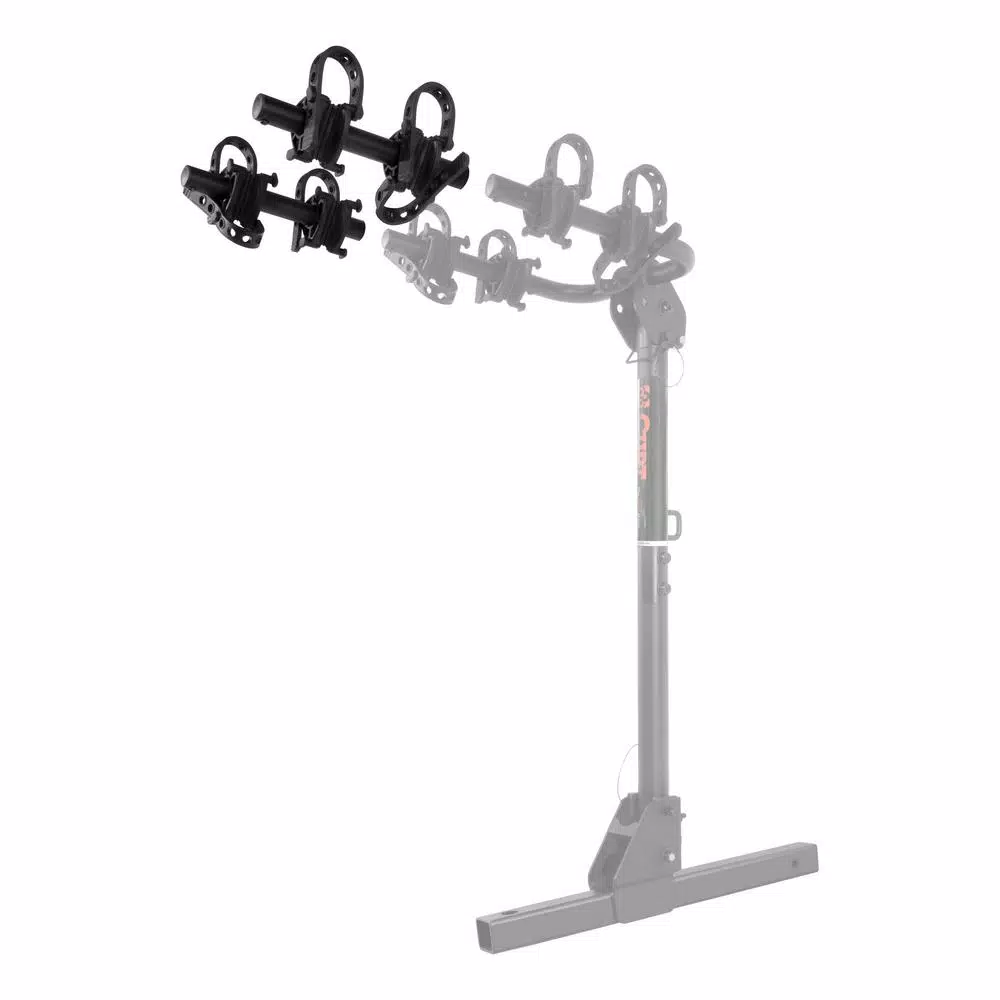 CURT Towable Extendable Hitch-Mounted Bike Rack, 2" Shank, 2,000 lbs. Capacity, 2 or 4 Bikes