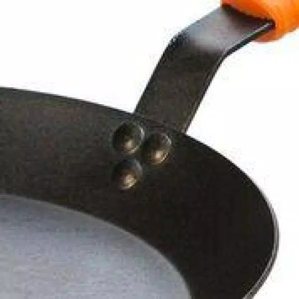 Lodge 12 in. Carbon Steel Skillet with Comfort Grip Handle, Black