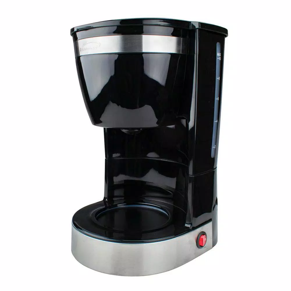 Brentwood Appliances Brentwood 10-Cup Black Drip Coffee Maker with Programmable Timer