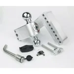 Weigh Safe 180 Hitch by Weigh-Safe Chrome Tow Ball Edition Adjustable Ball Mount thumbnail 2