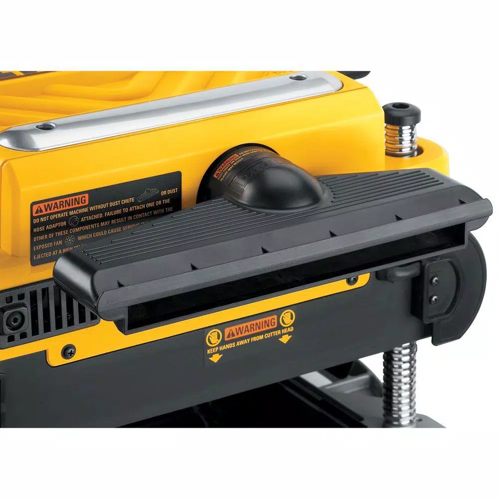 DEWALT 13 in. Heavy-Duty 2-Speed Thickness Planer with 3-Knife Cutterhead and Tables