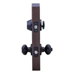 Copper Creek Colonial Tuscan Bronze Egg Door Knob with Single Cylinder Deadbolt Entry Lockset thumbnail 3