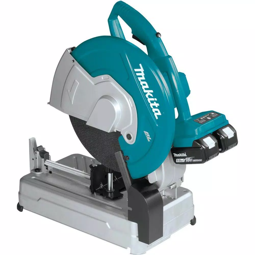 Makita 18V X2 LXT Brushless 14 in. Cordless Cut-Off Saw Kit with 5.0 Ah Batteries and Charger