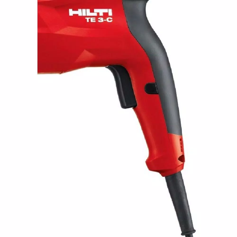 Hilti TE 3-C SDS Plus Rotary Hammer Drill Kit, 850W, 1300 RPM with Chisel, Scraper & 5 Drill Bits