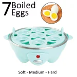 Brentwood 7-Egg Blue Electric Egg Cooker with Auto Shutoff, Poaching Tray & Omelet Maker thumbnail 7