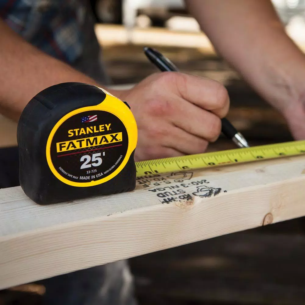 Stanley FatMax 25 ft. Tape Measure with Bonus Fixed Blade Folding Knife Set