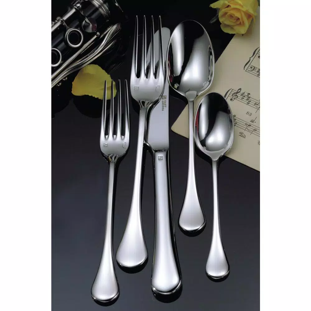 Oneida Puccini 18/10 Stainless Steel Salad and Dessert Forks, 12-Piece Set