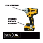 DEWALT 20V MAX XR 1/2 in. Brushless Mid-Range Impact Wrench Kit with (2) 5.0 Ah Batteries & Charger thumbnail 2