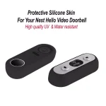 Wasserstein Black Protective Silicone Skin for Google Nest Hello Video Doorbell thumbnail 2