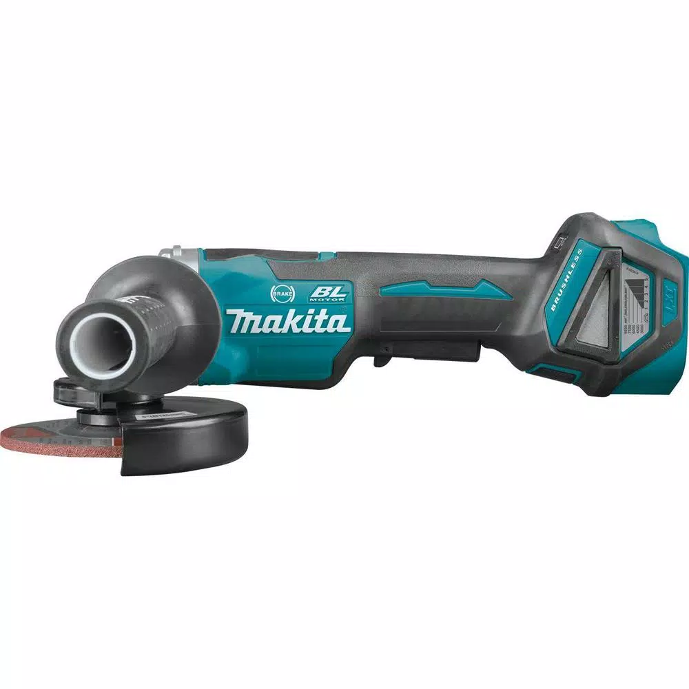 Makita 18V LXT Brushless 4-1/2"/5" Cordless Angle Grinder with Electric Brake & Variable Speed (Tool Only)