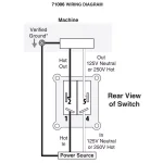 POWERTEC Safety Locking Power Tool Switch with Emergency Stop Paddle thumbnail 3
