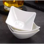 MALACASA 2.95-Inch White Porcelain Ramekins Set of 4, Ceramic Small Serving Bowls thumbnail 3