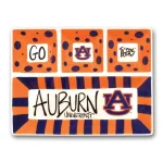 Magnolia Lane Auburn University NCAA Officially Licensed 4-Section Ceramic Serving Platter thumbnail 1