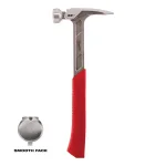 Milwaukee 22 oz. Smooth Face Framing Hammer with Hammer Loop and Shockshield Grip thumbnail 5