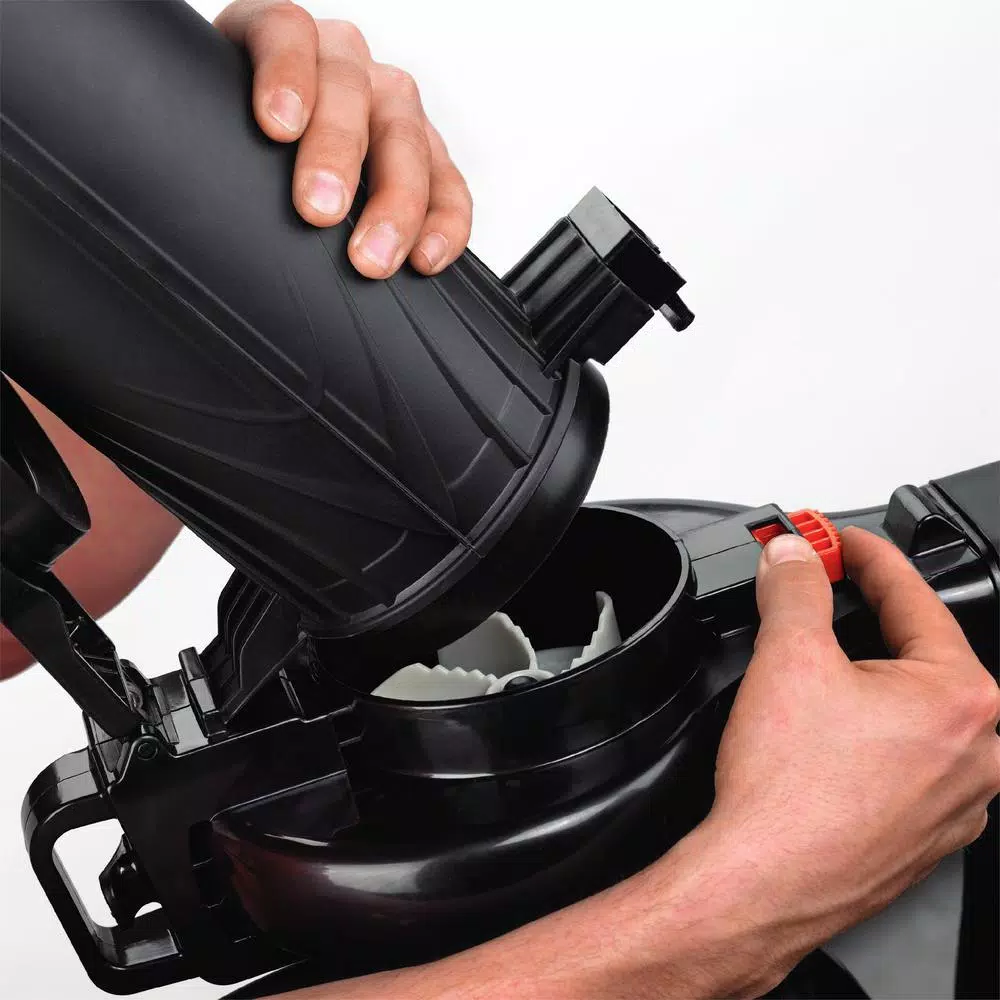 BLACK+DECKER 12 Amp Corded Electric 3-in-1 Handheld Leaf Blower, Vacuum, and Mulcher, 210 MPH, 300 CFM